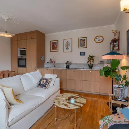 Apartmán Charming 1br Floor In Montmartre With Elevator *