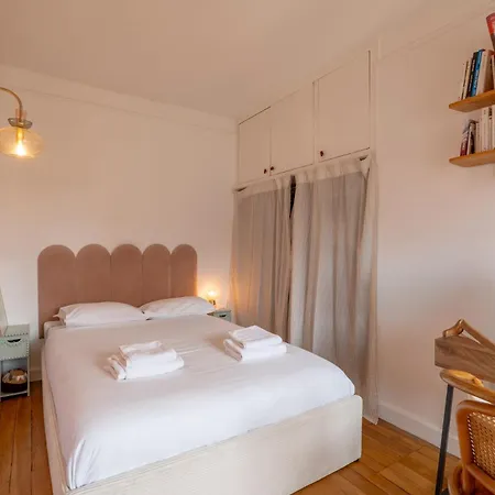 Lägenhet Charming 1br Floor In Montmartre With Elevator *