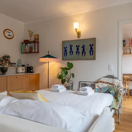 Apartmán Charming 1br Floor In Montmartre With Elevator