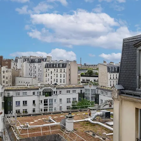 Charming 1br Floor In Montmartre With Elevator Apartmán *